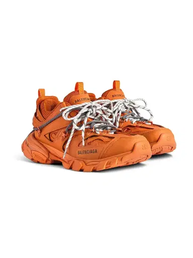 Balenciaga Men's Track Trail Laces Sneakers - Orange | Thumbnail 2 Balenciaga Men's Track Trail Laces Sneakers - Orange | Thumbnail 2