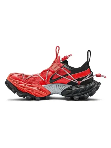 Balenciaga Men's Hike Sneakers - Red Black | Thumbnail 2 Balenciaga Men's Hike Sneakers - Red Black | Thumbnail 2