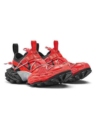 Balenciaga Men's Hike Sneakers - Red Black | Thumbnail 3 Balenciaga Men's Hike Sneakers - Red Black | Thumbnail 3