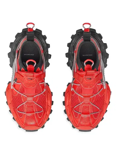 Balenciaga Men's Hike Sneakers - Red Black | Thumbnail 6 Balenciaga Men's Hike Sneakers - Red Black | Thumbnail 6