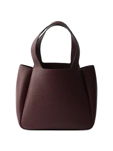 Prada Women's Leather Tote Bag - Dark Red | Thumbnail 4 Prada Women's Leather Tote Bag - Dark Red | Thumbnail 4
