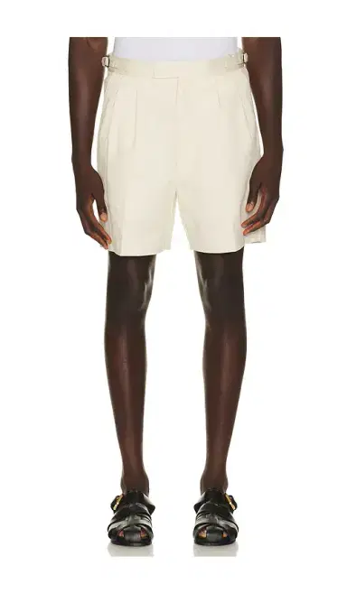 Percival Blake Double Pleated Shorts | Thumbnail 5 Percival Blake Double Pleated Shorts | Thumbnail 5
