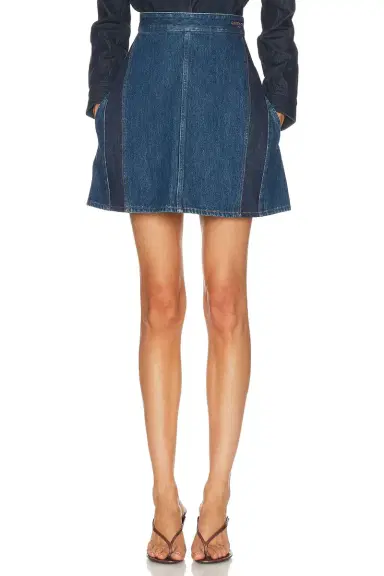 Givenchy Mini Cocoon Denim Skirt | Thumbnail 1 Givenchy Mini Cocoon Denim Skirt | Thumbnail 1