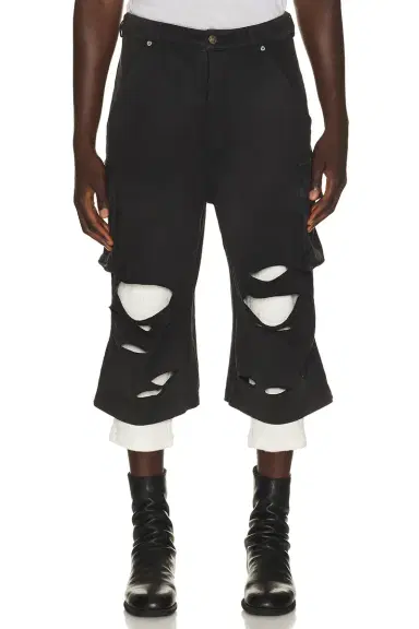 424 Ripped Bermuda Shorts | Thumbnail 1 424 Ripped Bermuda Shorts | Thumbnail 1