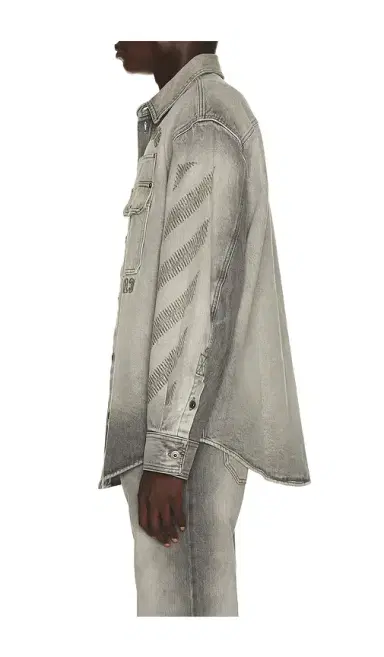 Off-White Denim Military Overshirt | Thumbnail 8 Off-White Denim Military Overshirt | Thumbnail 8
