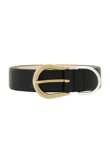 Déhanche Hollyhock Single Ring Men's Grained Leather Belt | Thumbnail 3 Déhanche Hollyhock Single Ring Men's Grained Leather Belt | Thumbnail 3