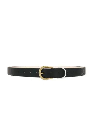 Déhanche Hollyhock Single Ring Men's Grained Leather Belt | Thumbnail 1 Déhanche Hollyhock Single Ring Men's Grained Leather Belt | Thumbnail 1