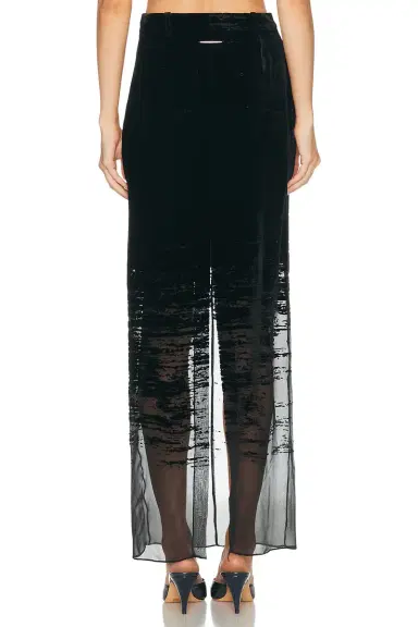 Grace Ling Glitch Tailored Maxi Skirt | Thumbnail 4 Grace Ling Glitch Tailored Maxi Skirt | Thumbnail 4