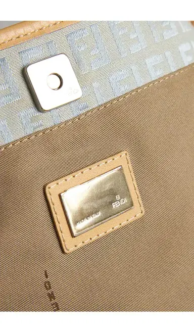 FWRD Renew Fendi Zucchino Roll Tote Bag | Thumbnail 5 FWRD Renew Fendi Zucchino Roll Tote Bag | Thumbnail 5