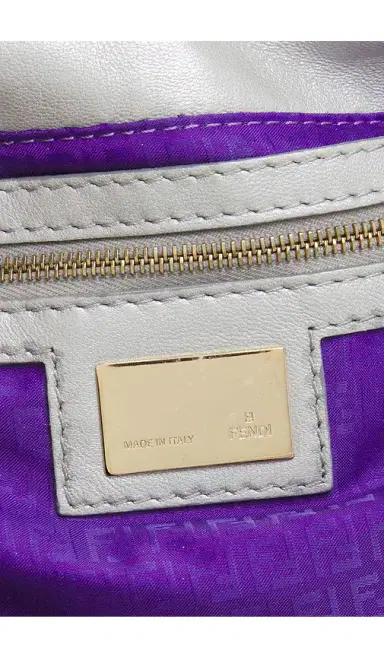 FWRD Renew Fendi Logo Embossed Baguette Shoulder Bag | Thumbnail 5 FWRD Renew Fendi Logo Embossed Baguette Shoulder Bag | Thumbnail 5