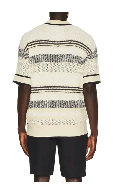 Scotch & Soda Structured Dropped Shoulder Knitted Polo | Thumbnail 2 Scotch & Soda Structured Dropped Shoulder Knitted Polo | Thumbnail 2
