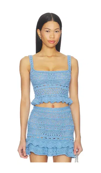 retrofete Damira Crochet Top | Thumbnail 1 retrofete Damira Crochet Top | Thumbnail 1