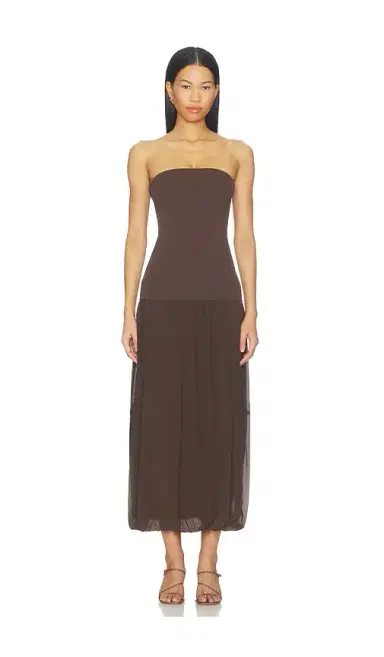 St. Agni Strapless Balloon Hem Dress | Thumbnail 1 St. Agni Strapless Balloon Hem Dress | Thumbnail 1