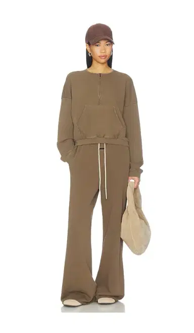 Fear of God ESSENTIALS Undone Cut Lounge Fit Sweatpant | Thumbnail 5 Fear of God ESSENTIALS Undone Cut Lounge Fit Sweatpant | Thumbnail 5
