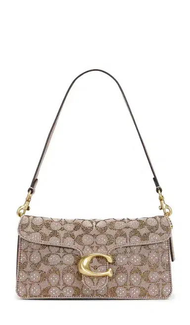 Coach Crystal Signature Soft Tabby 26 Shoulder Bag | Thumbnail 1 Coach Crystal Signature Soft Tabby 26 Shoulder Bag | Thumbnail 1