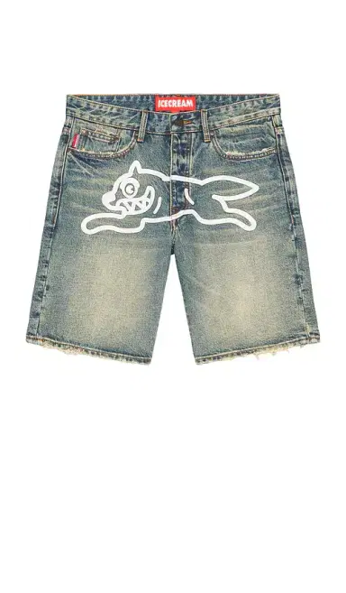Icecream Blueberry Yogurt Jean Short | Thumbnail 4 Icecream Blueberry Yogurt Jean Short | Thumbnail 4