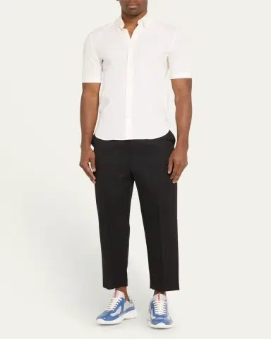 Prada Men's America's Cup Patent Leather Sneakers | Thumbnail 9 Prada Men's America's Cup Patent Leather Sneakers | Thumbnail 9