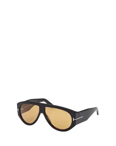 Tom Ford Men's Bronson T-Logo Shield Sunglasses | Thumbnail 1 Tom Ford Men's Bronson T-Logo Shield Sunglasses | Thumbnail 1