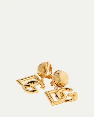 Dolce & Gabbana DG Logo Drop Earrings | Thumbnail 3 Dolce & Gabbana DG Logo Drop Earrings | Thumbnail 3