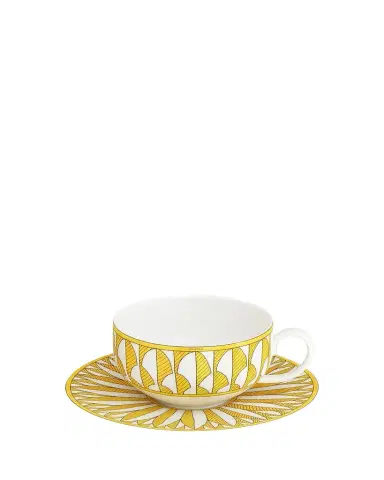 HERMÈS Soleil d' Tea Cup & Saucer Set | Thumbnail 1 HERMÈS Soleil d' Tea Cup & Saucer Set | Thumbnail 1