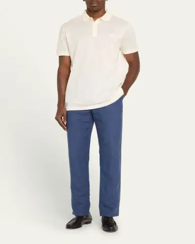 Ralph Lauren Purple Label Men's RL Pique Polo Shirt | Thumbnail 2 Ralph Lauren Purple Label Men's RL Pique Polo Shirt | Thumbnail 2