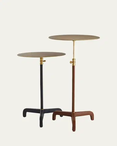 Arteriors Addison Adjustable Leather Accent Table | Thumbnail 3 Arteriors Addison Adjustable Leather Accent Table | Thumbnail 3