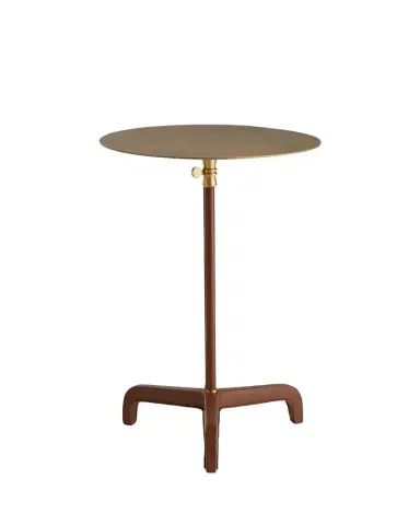 Arteriors Addison Adjustable Leather Accent Table | Thumbnail 1 Arteriors Addison Adjustable Leather Accent Table | Thumbnail 1