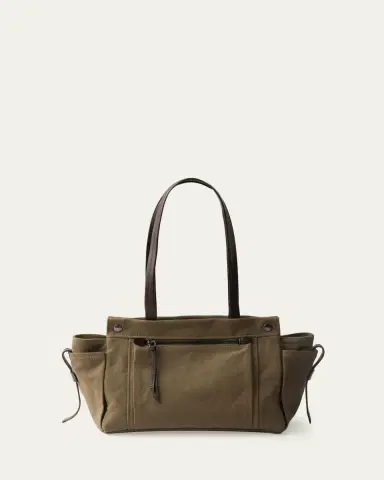 Prada Cotton Canvas Shoulder Bag | Thumbnail 2 Prada Cotton Canvas Shoulder Bag | Thumbnail 2