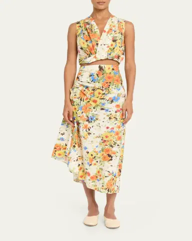 A.L.C. Brooklyn Floral Crop Top | Thumbnail 2 A.L.C. Brooklyn Floral Crop Top | Thumbnail 2