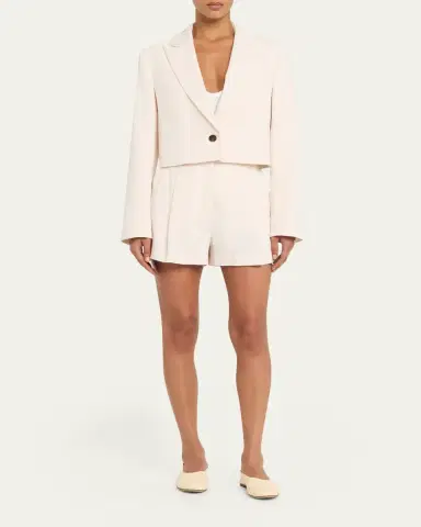 A.L.C. Winston Linen-Blend Shorts | Thumbnail 2 A.L.C. Winston Linen-Blend Shorts | Thumbnail 2