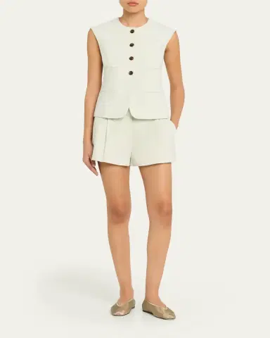 A.L.C. Winston Linen-Blend Shorts | Thumbnail 6 A.L.C. Winston Linen-Blend Shorts | Thumbnail 6