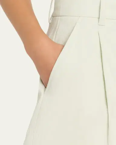 A.L.C. Winston Linen-Blend Shorts | Thumbnail 9 A.L.C. Winston Linen-Blend Shorts | Thumbnail 9