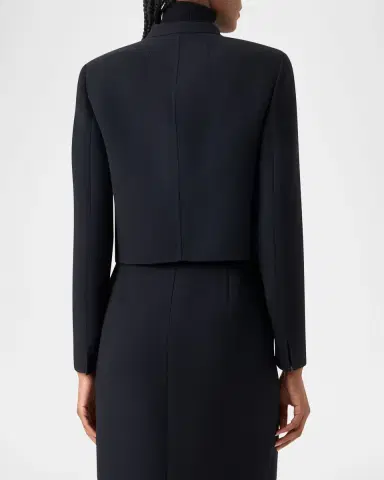 Akris Kadet Short Wool Jacket | Thumbnail 3 Akris Kadet Short Wool Jacket | Thumbnail 3