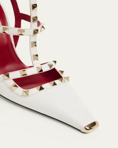 Valentino Garavani 100mm Rockstud Leather Ankle-Strap Pumps | Thumbnail 5 Valentino Garavani 100mm Rockstud Leather Ankle-Strap Pumps | Thumbnail 5