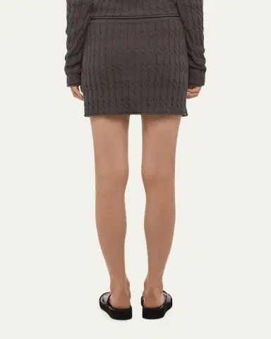 Helmut Lang Cable-Knit Mini Skirt | Thumbnail 3 Helmut Lang Cable-Knit Mini Skirt | Thumbnail 3