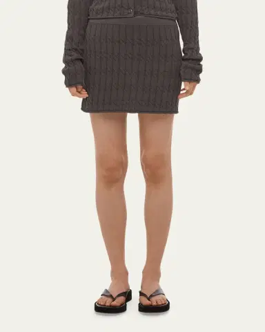 Helmut Lang Cable-Knit Mini Skirt | Thumbnail 4 Helmut Lang Cable-Knit Mini Skirt | Thumbnail 4