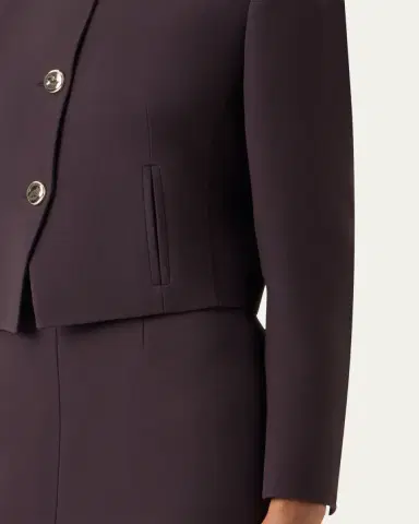 Akris Kadet Short Wool Jacket | Thumbnail 5 Akris Kadet Short Wool Jacket | Thumbnail 5