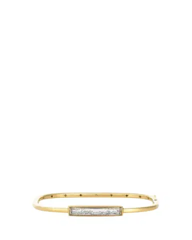Moritz Glik 18K Yellow Gold Core Bangle Bracelet with Diamonds | Thumbnail 1 Moritz Glik 18K Yellow Gold Core Bangle Bracelet with Diamonds | Thumbnail 1