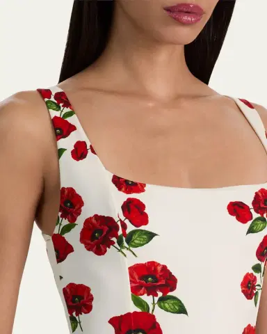 ALICE + OLIVIA Adley Drop-Waist Maxi Dress | Thumbnail 5 ALICE + OLIVIA Adley Drop-Waist Maxi Dress | Thumbnail 5