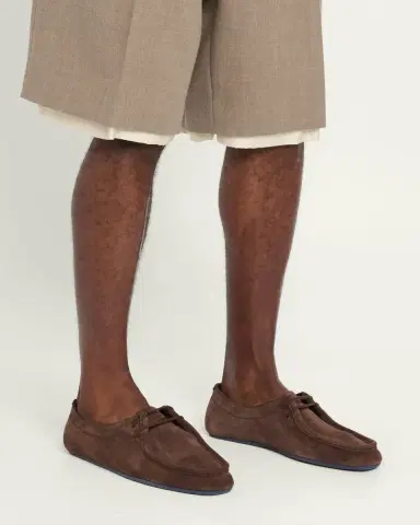 Jil Sander Men's Suede Moccasin Shoes | Thumbnail 2 Jil Sander Men's Suede Moccasin Shoes | Thumbnail 2