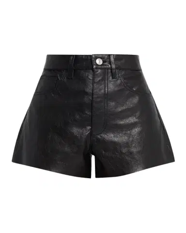 RE/DONE Leather A-Line Shorts | Thumbnail 1 RE/DONE Leather A-Line Shorts | Thumbnail 1