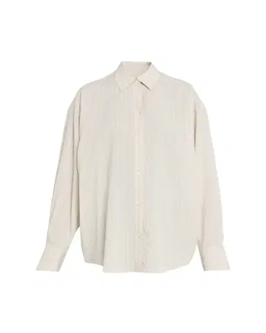 TOTEME Striped Oversized Button-Down Shirt | Thumbnail 1 TOTEME Striped Oversized Button-Down Shirt | Thumbnail 1