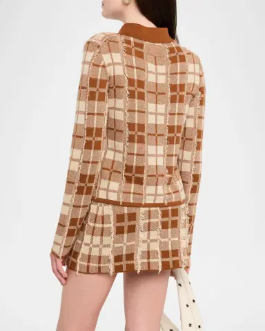 Guest In Residence Fringe Plaid Elle Shirt | Thumbnail 3 Guest In Residence Fringe Plaid Elle Shirt | Thumbnail 3
