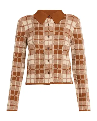 Guest In Residence Fringe Plaid Elle Shirt | Thumbnail 1 Guest In Residence Fringe Plaid Elle Shirt | Thumbnail 1