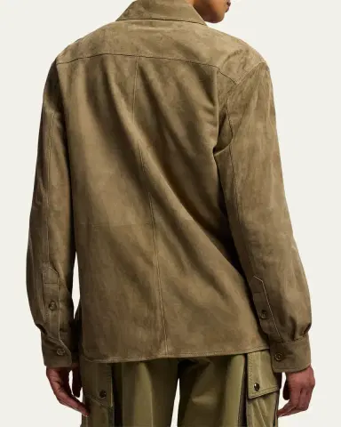 Ralph Lauren Collection Landry Lamb-Suede Shirt | Thumbnail 3 Ralph Lauren Collection Landry Lamb-Suede Shirt | Thumbnail 3