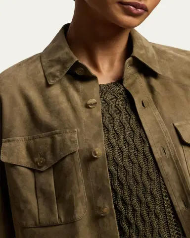 Ralph Lauren Collection Landry Lamb-Suede Shirt | Thumbnail 5 Ralph Lauren Collection Landry Lamb-Suede Shirt | Thumbnail 5