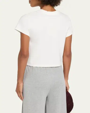 Monse Cheeky Cherry Short-Sleeve Crop Tee | Thumbnail 3 Monse Cheeky Cherry Short-Sleeve Crop Tee | Thumbnail 3