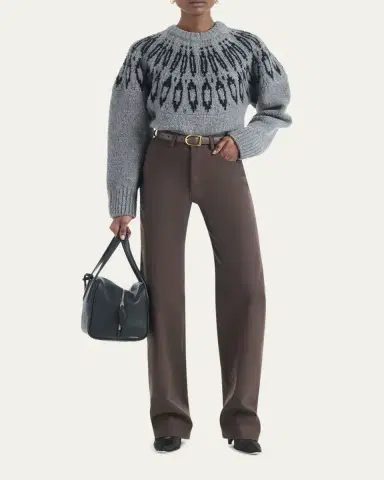 Altuzarra Coleman Fair Isle Wool Crewneck Sweater | Thumbnail 2 Altuzarra Coleman Fair Isle Wool Crewneck Sweater | Thumbnail 2