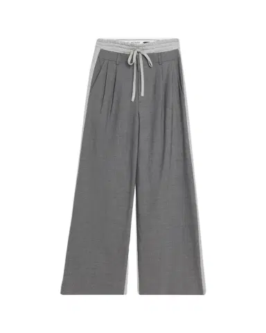 Monse Tailored Wool Combo Wide-Leg Sweatpants | Thumbnail 1 Monse Tailored Wool Combo Wide-Leg Sweatpants | Thumbnail 1