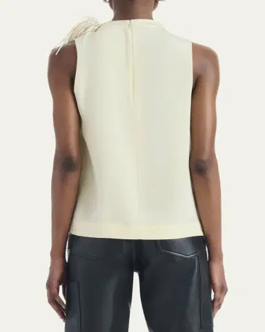 Altuzarra Alden Silk Fringe Top | Thumbnail 3 Altuzarra Alden Silk Fringe Top | Thumbnail 3